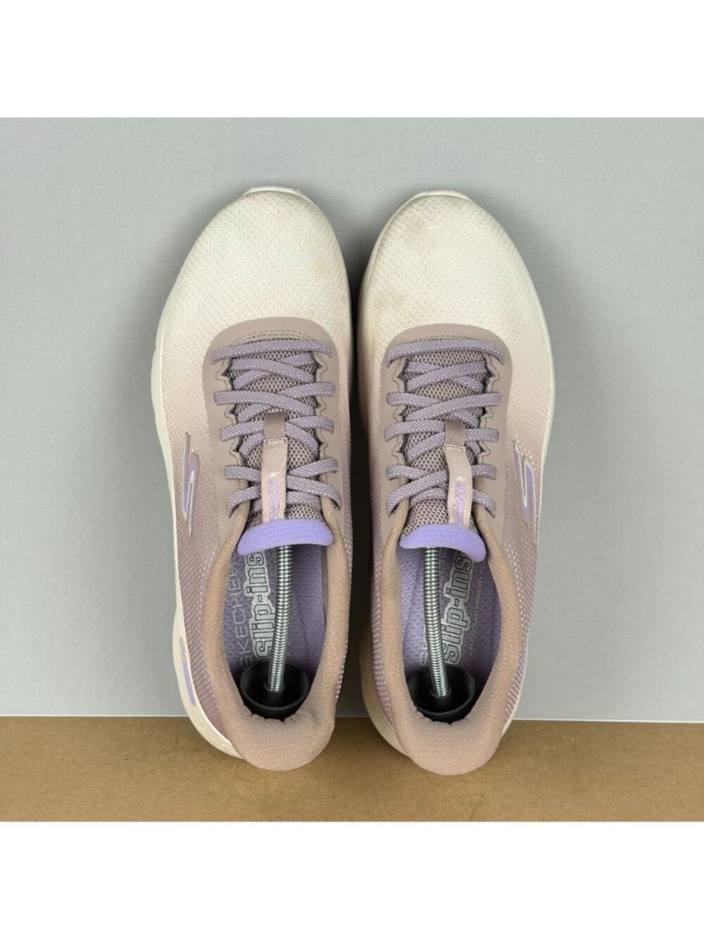 Skechers Slip-Ins Go Walk Flex Cheri Walking Shoes Womens 11 Taupe Lavender - Picture 9 of 10